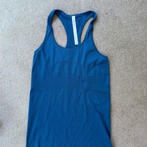 lululemon athletica Teal Racerback Tank Top